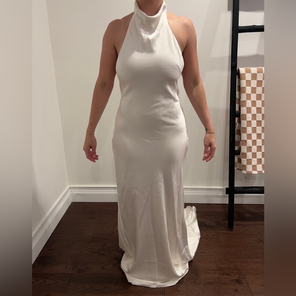 New Kate Willa Rachel Halter Gown AU Size 10 - Picture 7 of 10